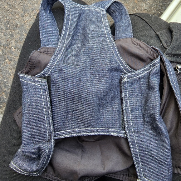 Two dog jean dresses size small and one small - Picture 2 of 2